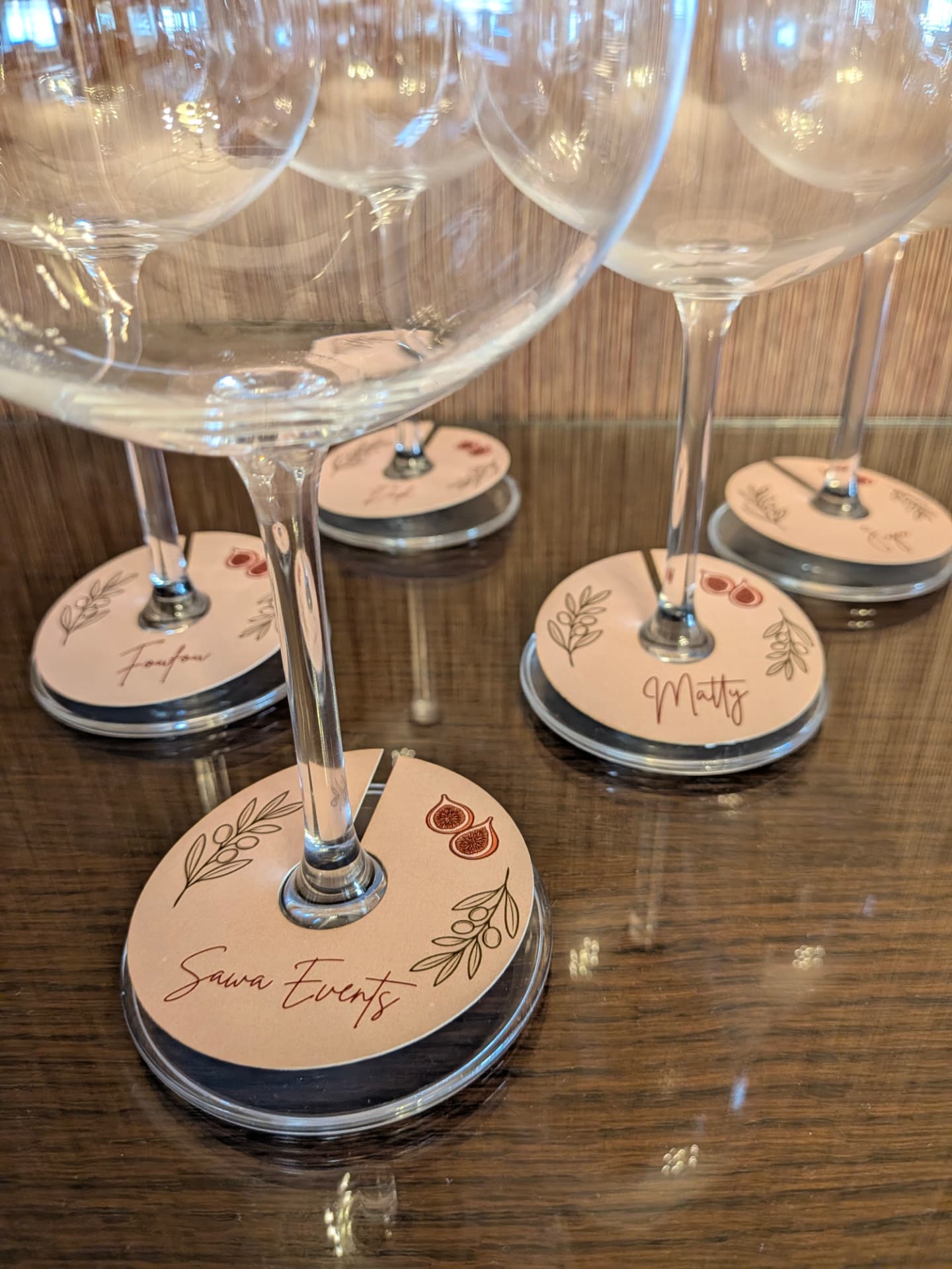 Wine Glass Tags