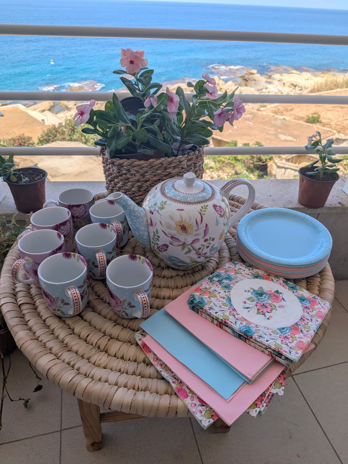 Floral Tea Set